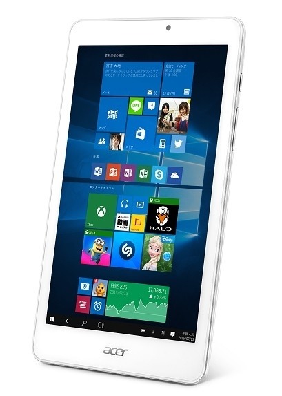 実売2万円台半ばと比較的安価な8型Windowsタブレット「Iconia Tab 8W」