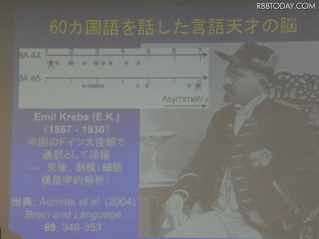 最多で60ヵ国語を話せる天才的なドイツ人、Emil Krebs氏。中国のドイツ大使館で通訳として活躍した人物だ