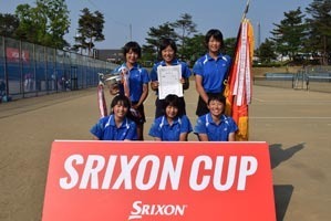 「中学校選抜ソフトテニス大会」東日本大会女子優勝の川口市立芝東中学校