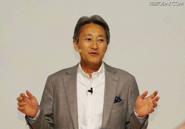 ソニーの平井社長（IFA 2015にて撮影）