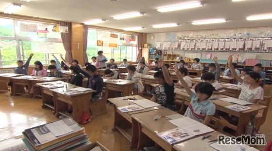 秋田での授業風景