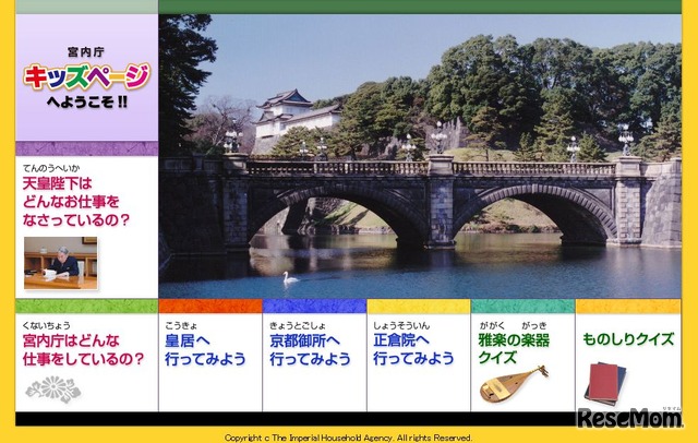 宮内庁キッズページ