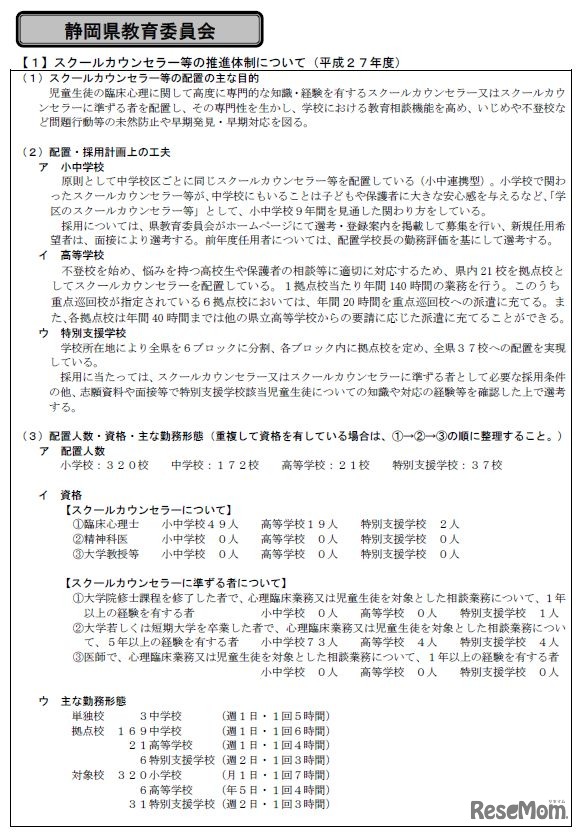 静岡県教育委員会（一部）