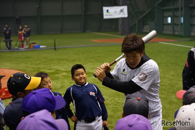 2015年度少年野球教室のようす　(C) C.L.M.