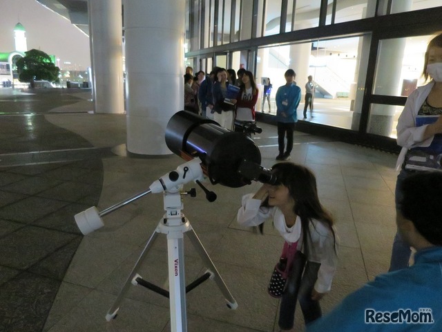 前回の星空観察会のようす