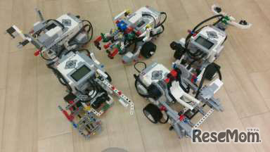 プログラボの生徒たちが製作したロボット