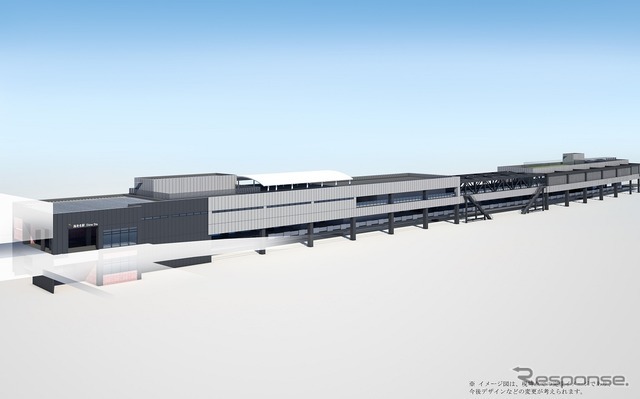 相鉄海老名駅のリニューアル後のイメージ。2020年3月の完成を予定している。
