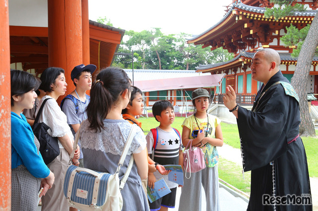 薬師寺「楽しみながら仏教や奈良のことを学んでくれれば」と語る村上先生