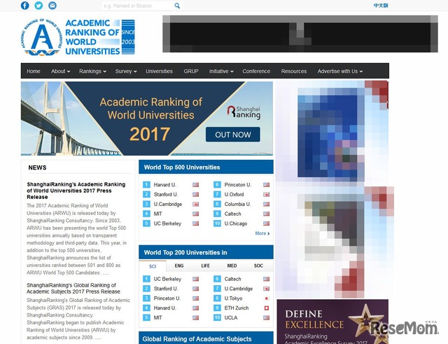 ARWU World University Rankings 2017  Academic Ranking of World Universities