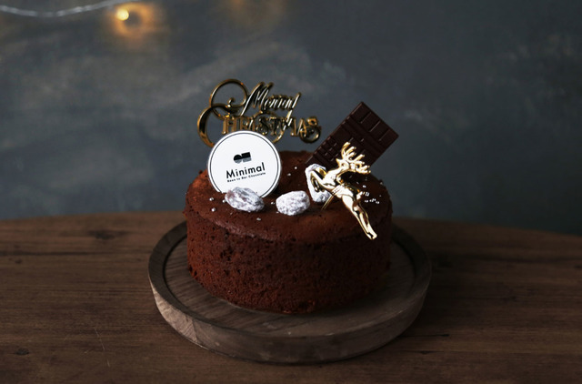 Minimal -Bean to Bar Chocolate-「Minimal Single Origin Christmas Cake」