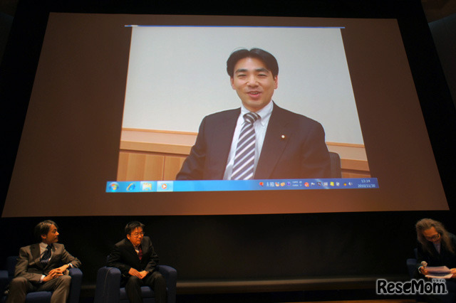 ビデオで様々な意見を述べた衆議院議員 石井登志郎氏