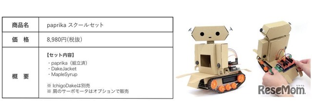 paprikaスクールセットの商品概要