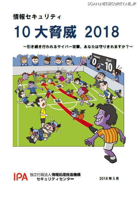 「情報セキュリティ10大脅威 2018」の解説資料