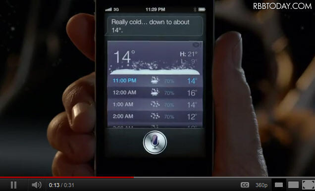 iPhone4Sの新CM