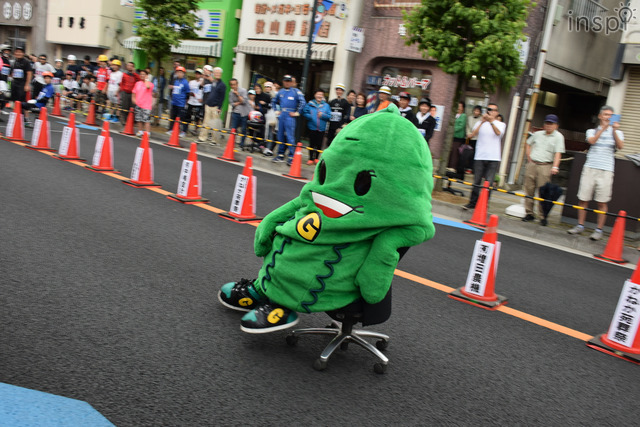 京都府福知山市から駆け付けたゴーヤ先生もシャー！／「いす-1グランプリ」埼玉羽生大会（2018-19シーズン 第3戦）