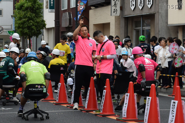 予選スタート！30mのタイムを競います！／「いす-1グランプリ」埼玉羽生大会（2018-19シーズン 第3戦）