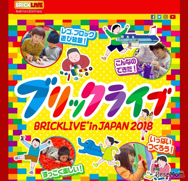 BRICKLIVE in JAPAN 2018 (c) Brick Live Group Limited. All rights reserved. LEGO is a trademark of the LEGO Group. Brick Live Group Limited is not associated with the LEGO Group of Companies and is the Independent Producer of BRICKLIVE.