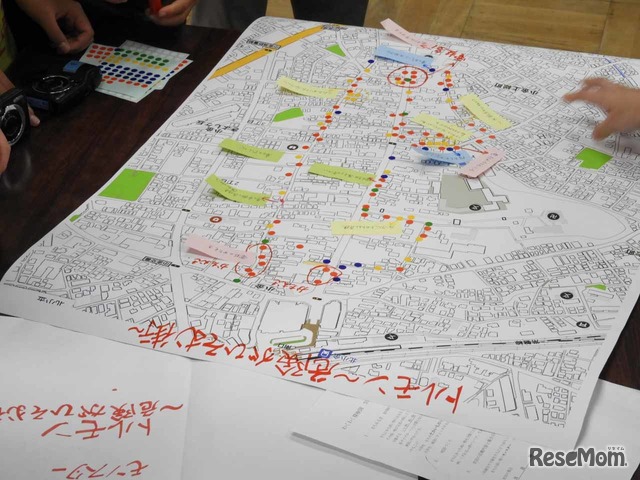地図作りには、千葉大学大学院木下勇研究室と一般社団法人子ども安全まちづくりパートナーズが協力