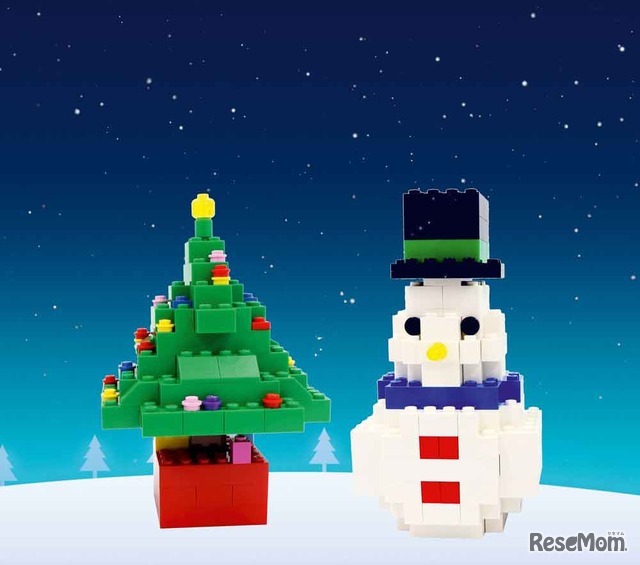 レゴ・ファミリー・ビルドでは親子合作のオリジナルクリスマスレゴモデルを作る