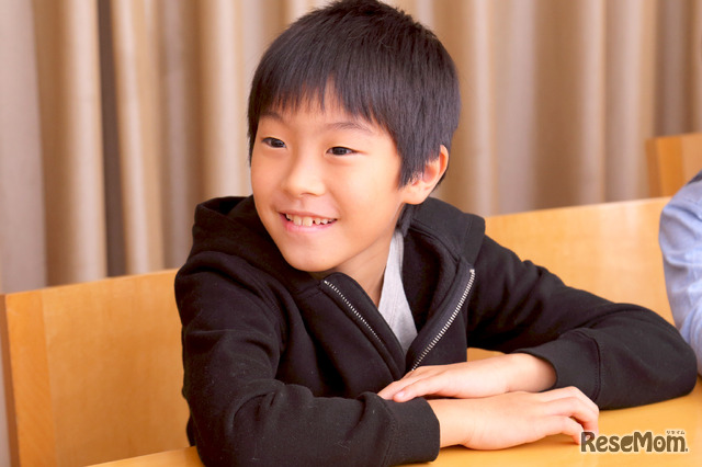 有賀さんの4年生の息子さん「プログラミングは楽しい！」