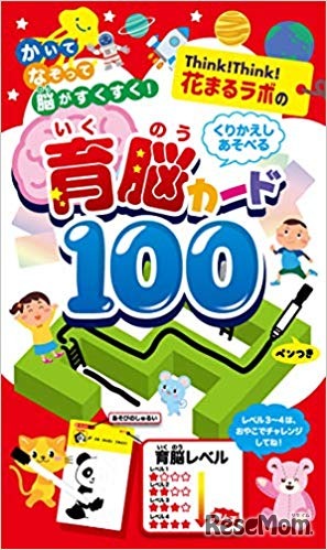 かいてなぞって脳がすくすく！Think！Think！花まるラボの育脳カード100