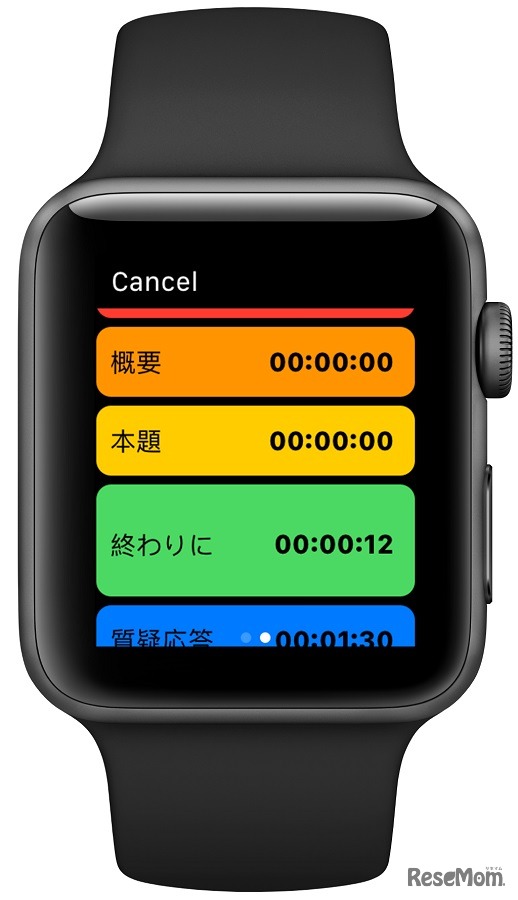 Apple Watch画面イメージ