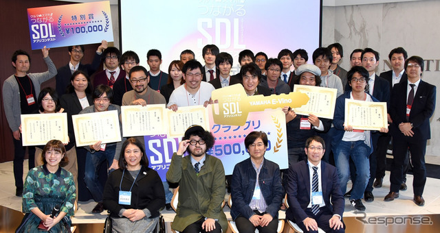 第1回SDLアプリコンテストの最終審査会。グランプリと特別賞5作品が選出された。