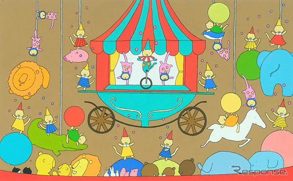 第28回ニッサン童話と絵本のグランプリ、絵本大賞作品：『ぴっちとりた まよなかのサーカス』