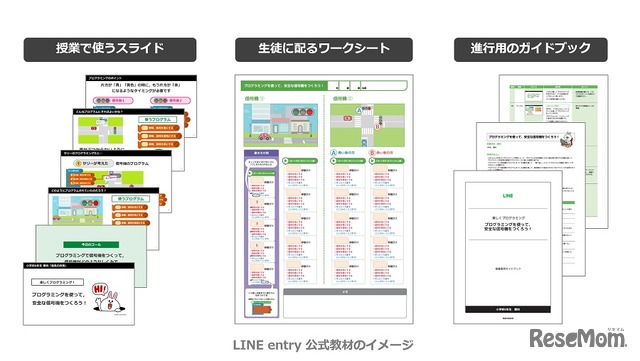 LINE entry公式教材のイメージ