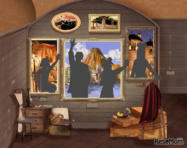 「ポンテ・ヴェッキオ」に画家のアトリエをイメージしたフォトポイント（写真はイメージ）　(c) Disney