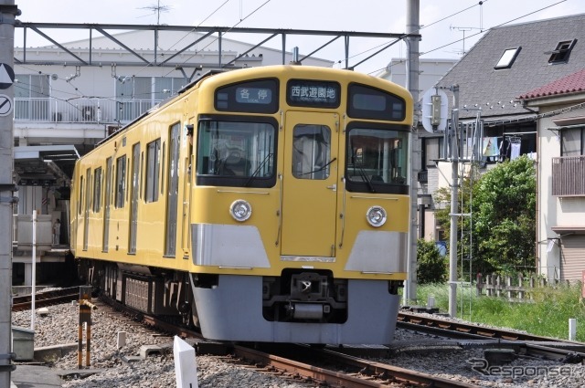 「西武遊園地」の行き先表示