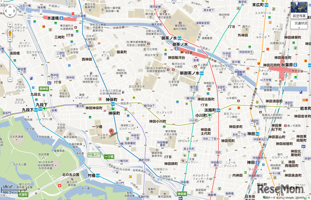 愛子さんの学校の近くには、こんなに最寄駅があります