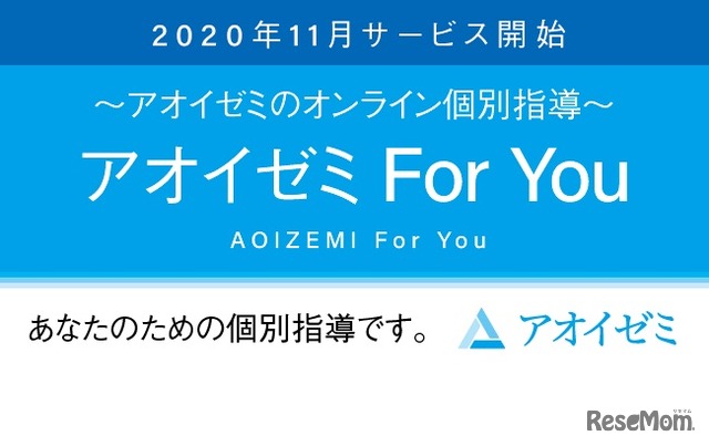 オンライン個別指導「アオイゼミ For You」