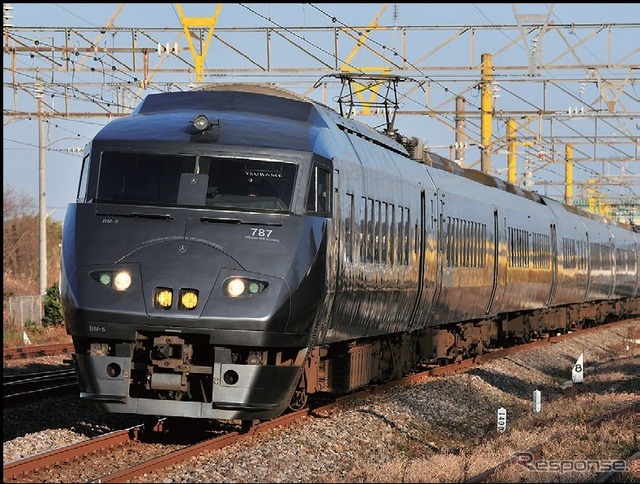1992年7月に鹿児島本線の『つばめ』に投入された787系は、1994年3月改正から『かもめ』にも投入された。