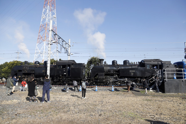 東武C11 325＋C11 207重連