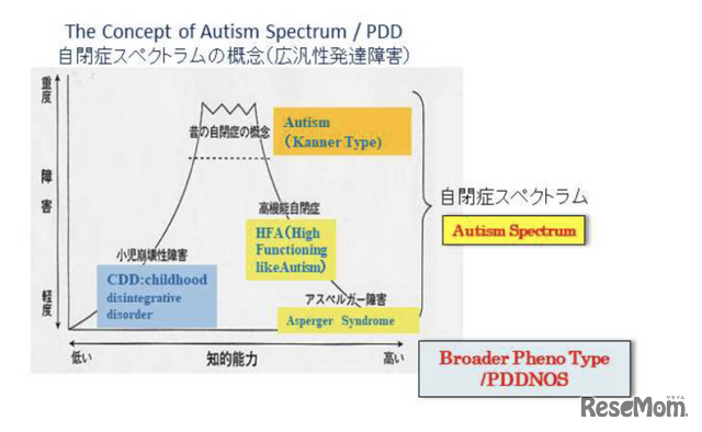 自閉スペクトラム症の概念