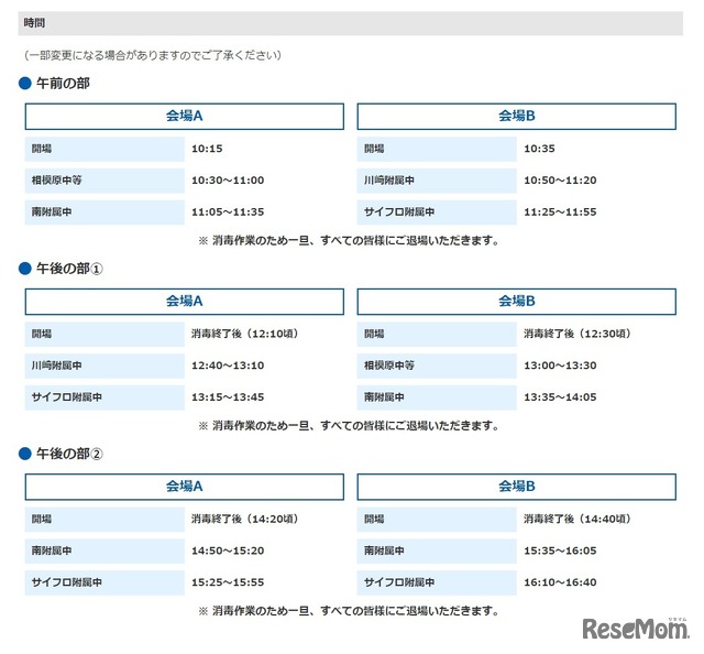 開催時間