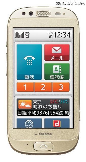 ラクラクスマートフォン　F-12D