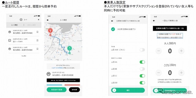 AIシェアリングモビリティサービス「mobi（モビ）」