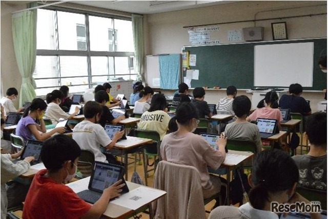 プログラミング能力検定実施のようす