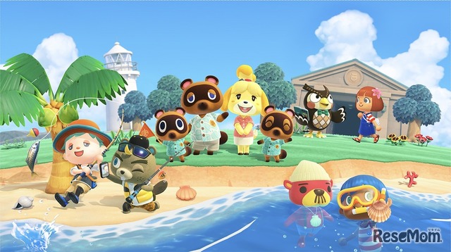 あつまれ どうぶつの森×横浜・八景島シーパラダイス はっけい島 海の生きもの ふれあい展　(c) Nintendo