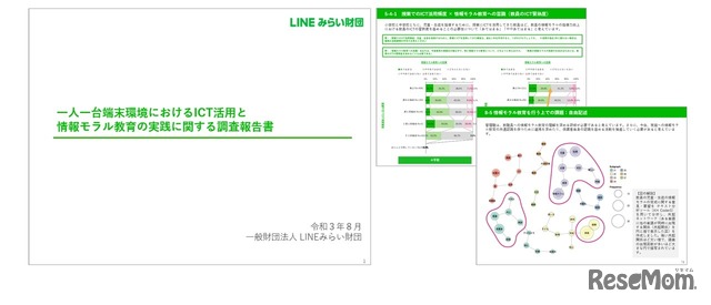 1人1台端末環境におけるICT活用と情報モラル教育の実践に関する調査報告書