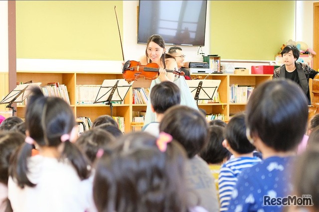 子供向けコンサートのようす