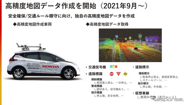 サービスエリアごとに独自に高精度マップを作成していく