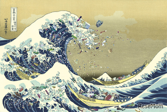 富嶽三十六景　神奈川沖浪裏　2050 葛飾北斎（1760-1849）×AI