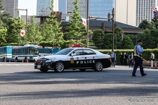 首相官邸付近（東京）の警備