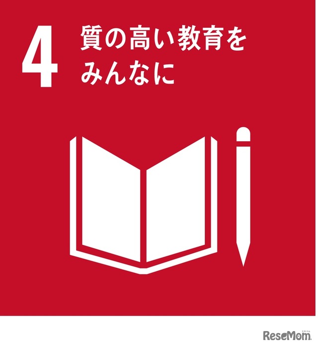 SDGs目標の４番「質の高い教育をみんなに」