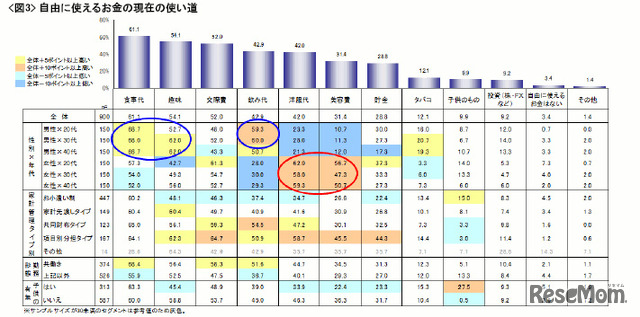 自由に使えるお金の使い道