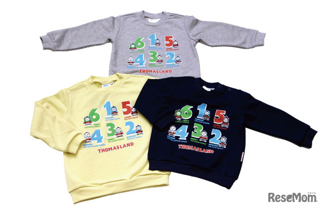 トーマス数字柄トレーナー（税込3,200円）