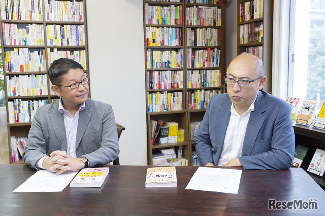 取材に応じてくれた小川大介先生（左）と富永雄輔先生（右）